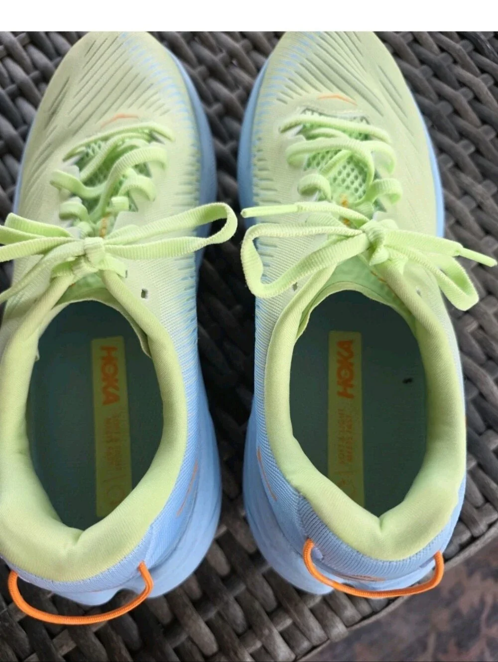 Hoka One W RINCON 3 Women’s 8.5 B Running  Shoe 1119396 BSSNG Euc